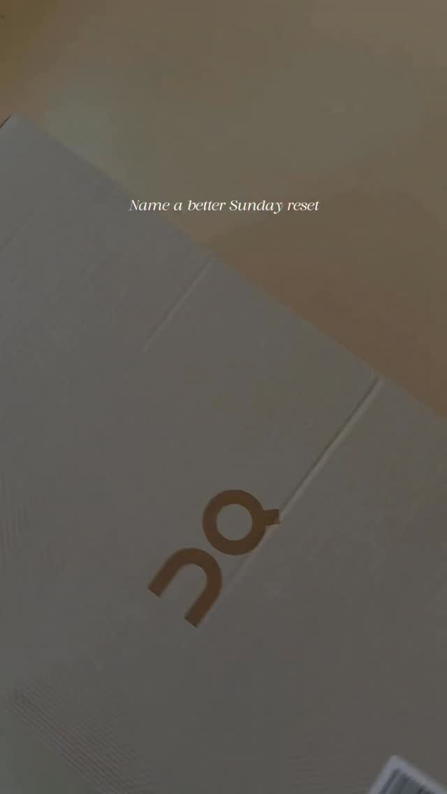 Sunday reset x @on ✨

#gift