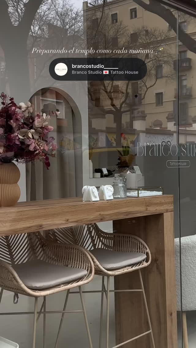 Si pensabas que un estudio de tattoos no podía ser cute, cálido y acogedor… bienvenidx a @brancostudio_____ , tu nuevo lugar de calma🫂